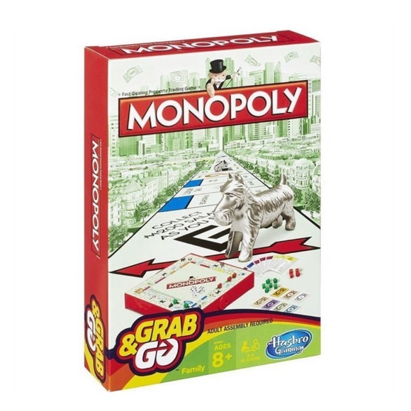 Set of 3 Hasbro Grab & Go Battleship, Guess Who, & Monopoly Portable Board Games - Picture 9 of 12